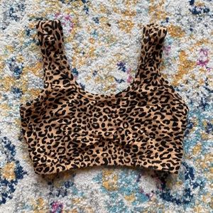 Arq Full Coverage Bra Leopard Size M